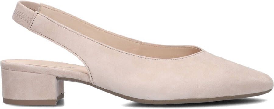 GABOR Slingbacks Dames 520.3 Maat: 38 5 Materiaal: Suède Kleur: Beige