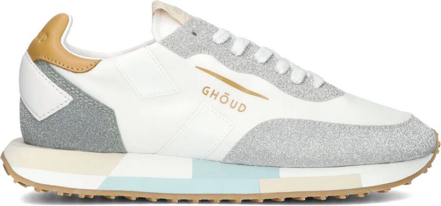 GHOUD Lage Sneakers Dames Starlight Multi Low Maat: 36 Materiaal: Textiel Kleur: Wit