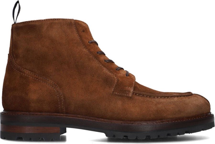 GIORGIO Veterschoenen Heren 33705 Maat: 45 Materiaal: Suède Kleur: Cognac