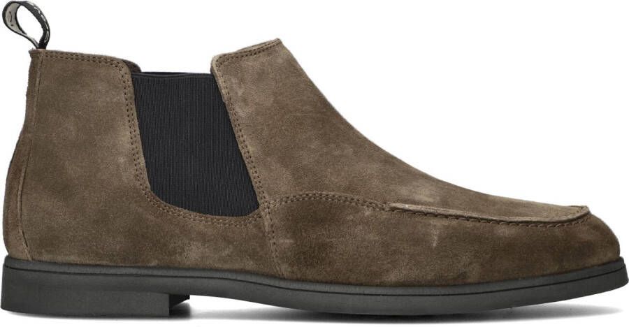 GREVE Chelsea Boots Heren Tufo 1737 Maat: 40 5 Materiaal: Suède Kleur: Bruin