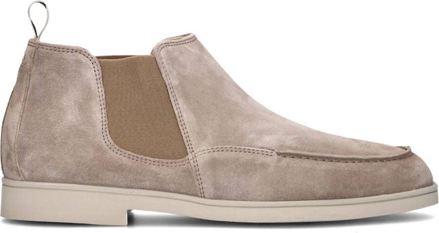 GREVE Chelsea Boots Heren Tufo 3331r Maat: 40 Materiaal: Suède Kleur: Beige