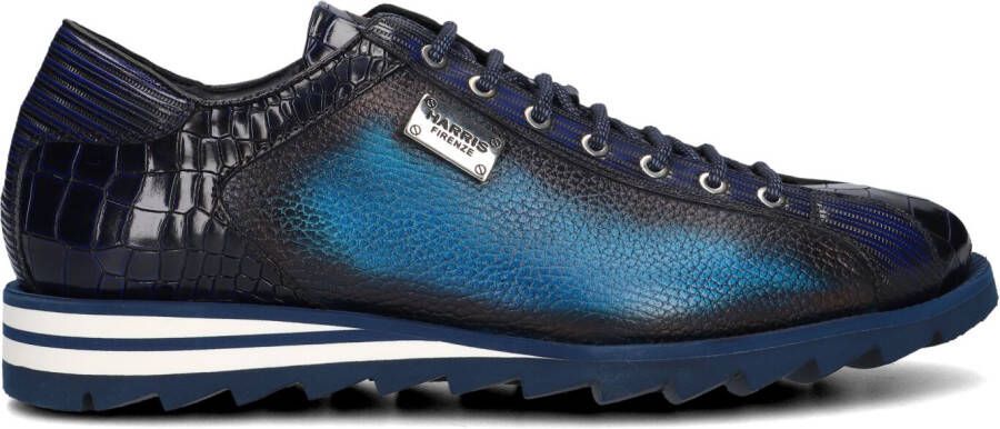 HARRIS Lage Sneakers Heren 2817 Maat: 40 Materiaal: Leer Kleur: Blauw