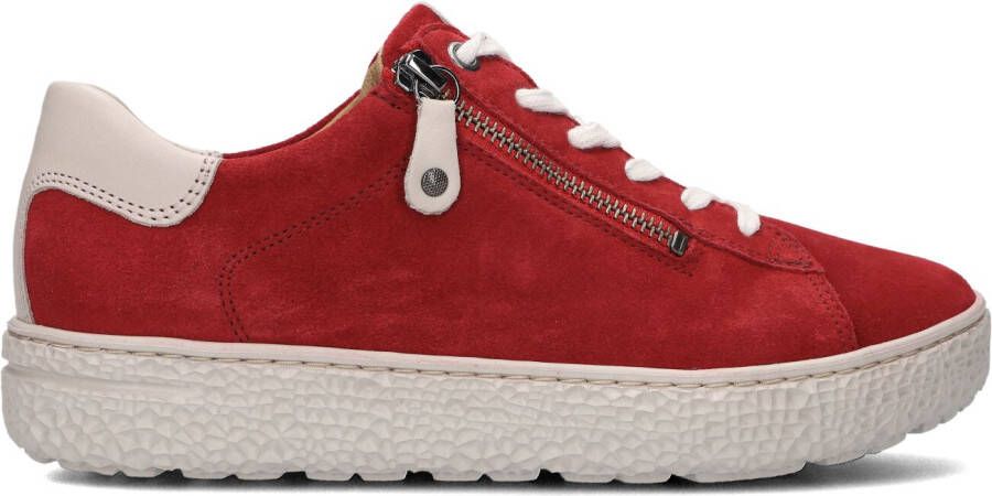 HARTJES Lage Sneakers Dames 162.1401 Maat: 37 5 Materiaal: Suède Kleur: Rood