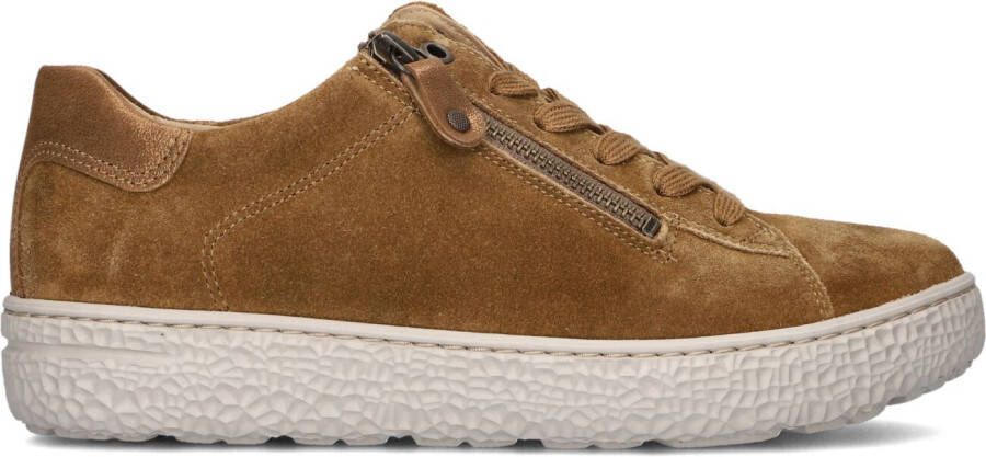 HARTJES Lage Sneakers Dames 162.1401 Maat: 43 Materiaal: Suède Kleur: Cognac