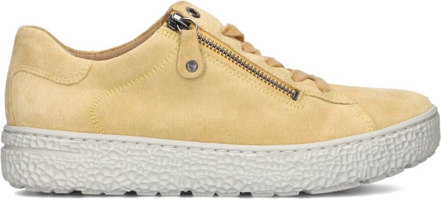 HARTJES Lage Sneakers Dames 162.1401 Maat: 41 Materiaal: Suède Kleur: Geel