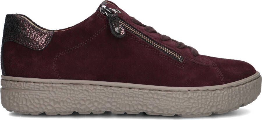 HARTJES Lage Sneakers Dames 162.1401 Maat: 41 Materiaal: Suède Kleur: Rood