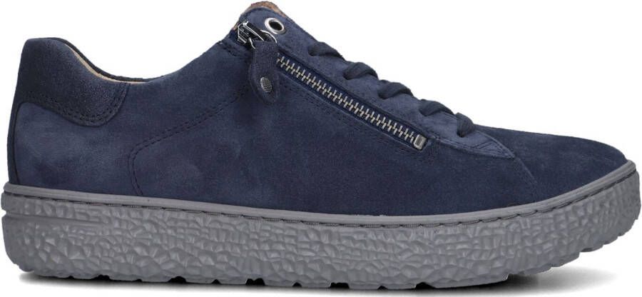 HARTJES Sneakers Dames Combi Met Hiel Suede H Ls Sneaker Maat: 36 Materiaal: Suède Kleur: Blauw