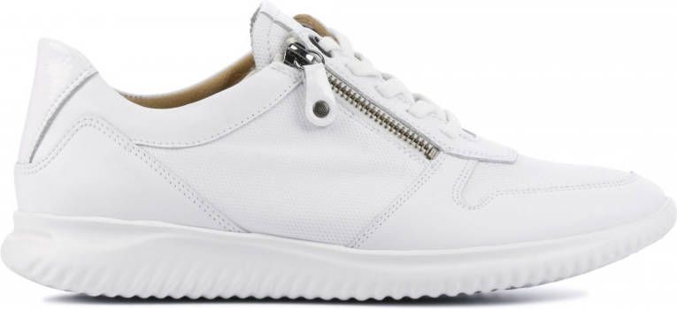 HARTJES Lage Sneakers Dames 162.1124 Maat: 37 Materiaal: Leer Kleur: Wit