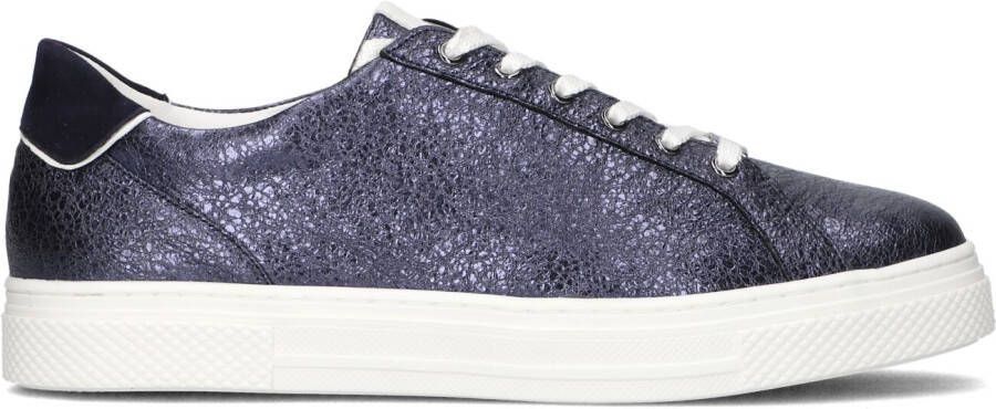 HASSIA Lage Sneakers Dames 301131 Maat: 36 5 Materiaal: Leer Kleur: Blauw