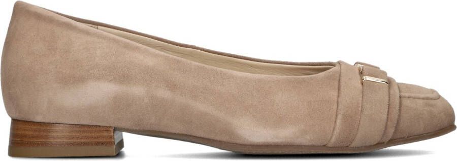 HASSIA Loafers Dames 300822 Napoli Maat: 39 Materiaal: Suède Kleur: Beige