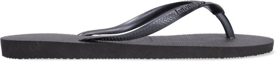 HAVAIANAS Teenslippers Dames Slim Dames Maat: 33 34 Materiaal: Rubber Kleur: Zwart