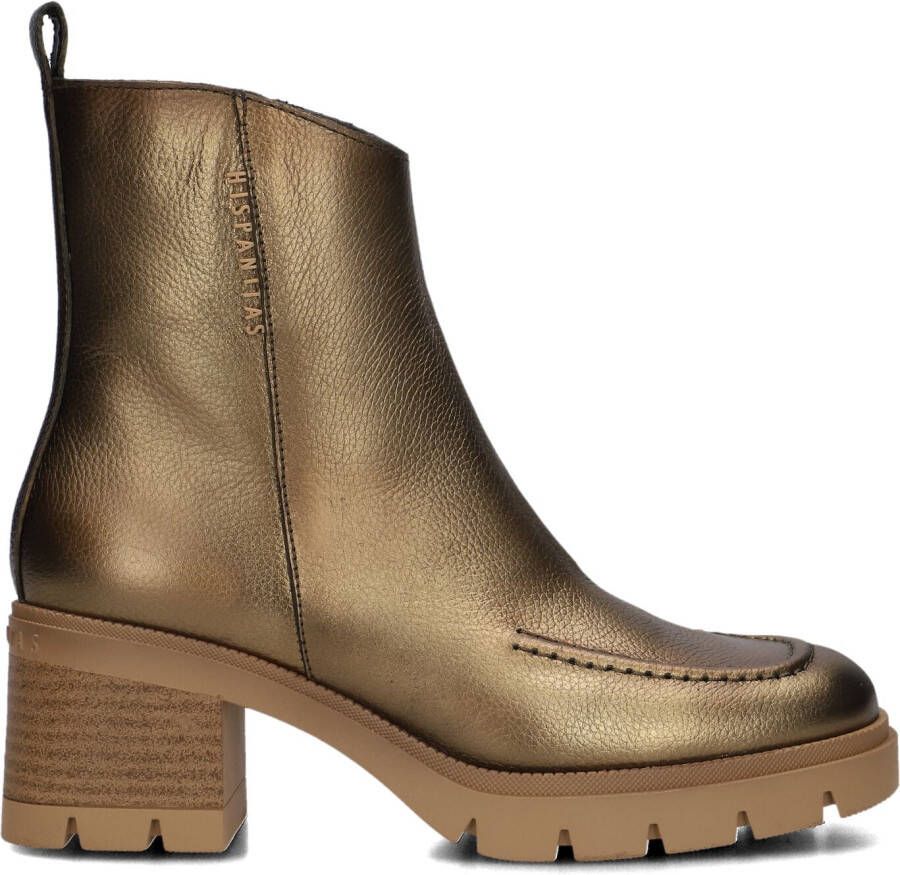 HISPANITAS Enkelboots Dames Hi243638 Maat: 42 Materiaal: Leer Kleur: Goud