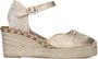 HISPANITAS Espadrilles Dames Hv243449 Maat: 36 Materiaal: Leer Kleur: Goud - Thumbnail 2