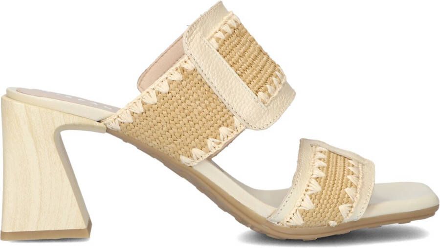 HISPANITAS Muiltjes Dames Hv253946 Maat: 42 Materiaal: Leer Kleur: Beige