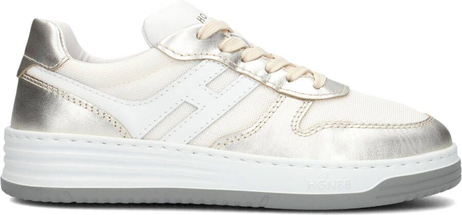 HOGAN Lage Sneakers Dames Gyw6300fg70 Maat: 39 Materiaal: Leer Kleur: Goud