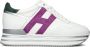 HOGAN Lage Sneakers Dames Hxw4830cb80 Maat: 37 Materiaal: Leer Kleur: Wit - Thumbnail 2