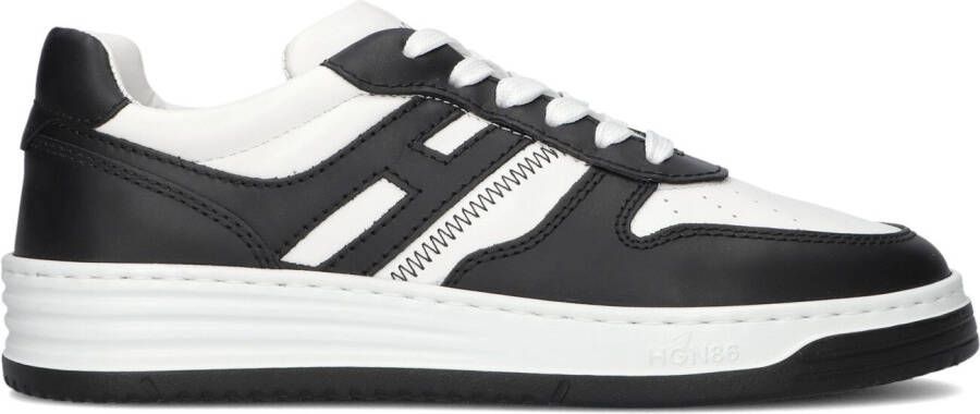 HOGAN Lage Sneakers Dames Hxw6300eu50 Maat: 40 5 Materiaal: Leer Kleur: Zwart