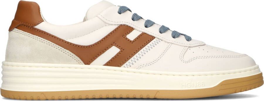 HOGAN Lage Sneakers Heren Hxm6300eu50 Maat: 46 Materiaal: Leer Kleur: Wit