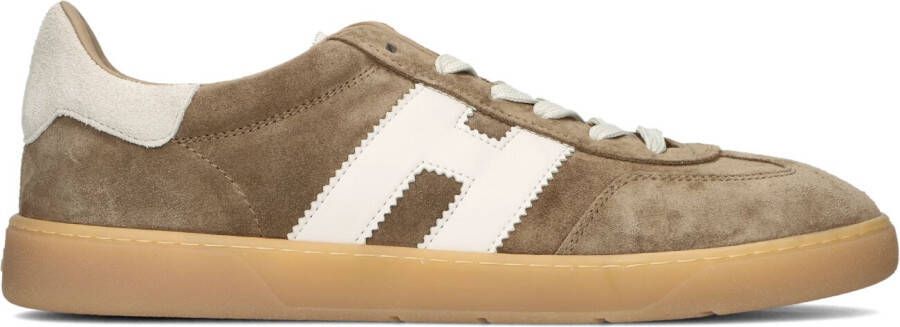 HOGAN Lage Sneakers Heren Hxm6470fb60 Maat: 46 Materiaal: Suède Kleur: Bruin