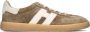 HOGAN Lage Sneakers Heren Hxm6470fb60 Maat: 46 Materiaal: Suède Kleur: Bruin - Thumbnail 3