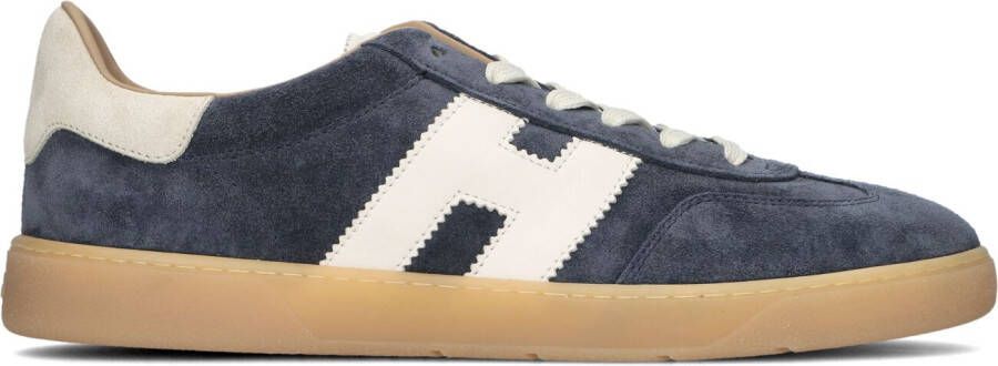 HOGAN Lage Sneakers Heren Hxm6470fb60 Maat: 47 Materiaal: Suède Kleur: Blauw