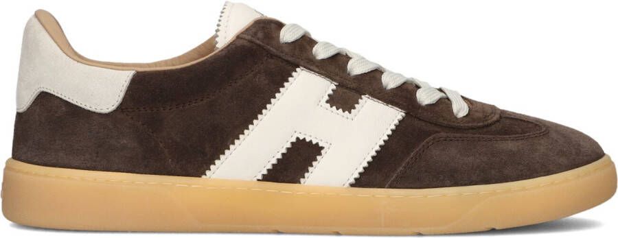 HOGAN Lage Sneakers Heren Retro Sneaker Maat: 46 Materiaal: Suède Kleur: Bruin