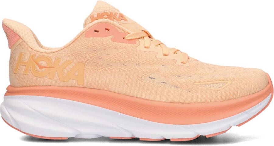 HOKA Lage Sneakers Dames Clifton 9 Maat: 40 2 3 Materiaal: Textiel Kleur: Koraal