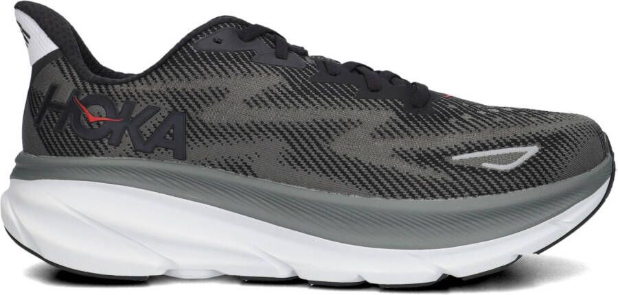 HOKA Lage Sneakers Dames Clifton 9 Maat: 47 1 3 Materiaal: Textiel Kleur: Zwart