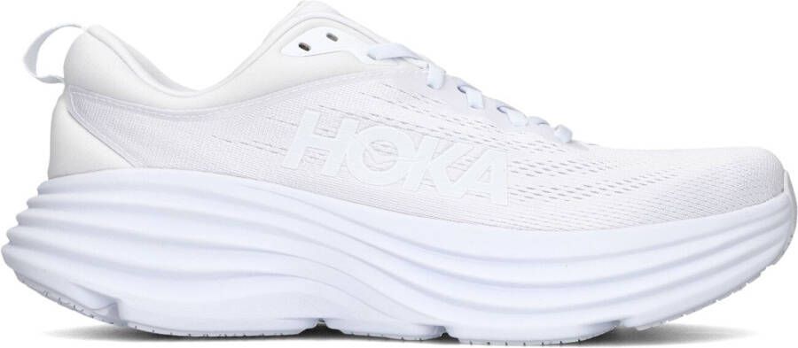 HOKA Lage Sneakers Heren Bondi 8 Maat: 47 1 3 Kleur: Wit