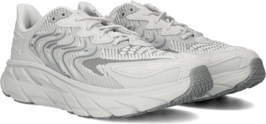 HOKA Sneakers Dames Clifton Ls Maat: 38 2 3 Materiaal: Suède Kleur: Grijs