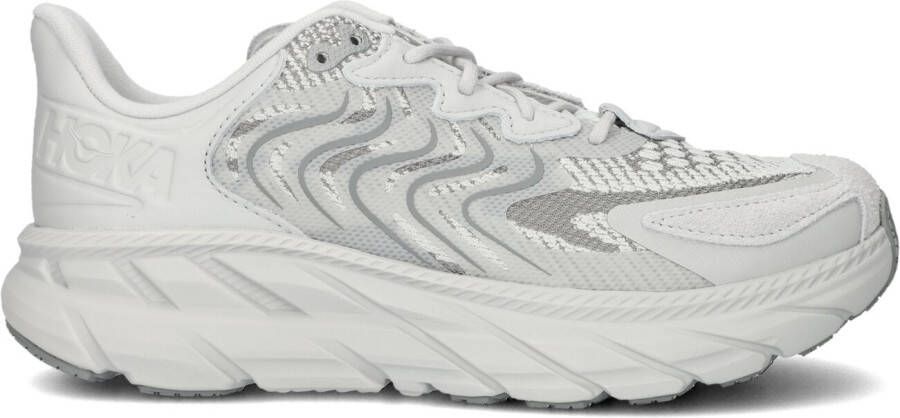 HOKA Sneakers Dames Clifton Ls Maat: 42 2 3 Materiaal: Suède Kleur: Grijs