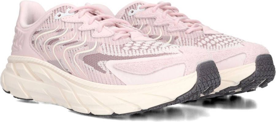 HOKA Sneakers Dames Clifton Ls Maat: 40 2 3 Materiaal: Suède Kleur: Roze