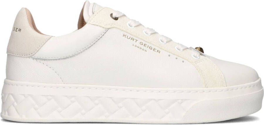 KURT GEIGER LONDON Lage Sneakers Dames Kensington Cupsole Maat: 41 Materiaal: Leer Kleur: Wit