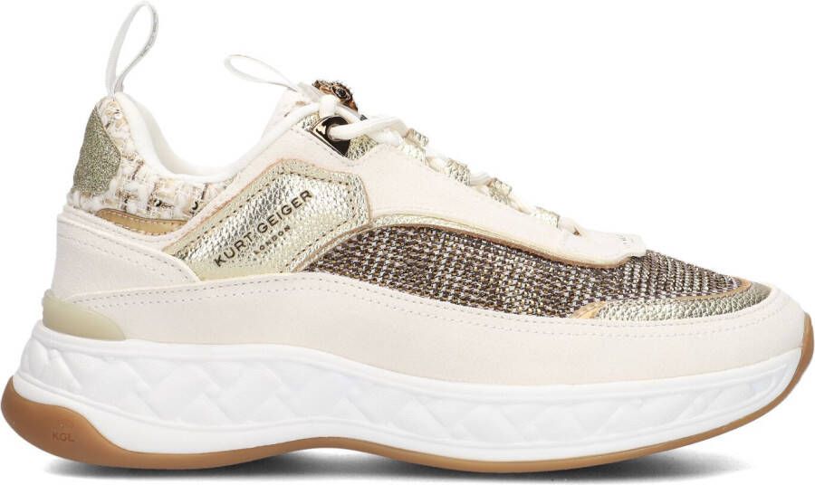 KURT GEIGER LONDON Lage Sneakers Dames Kensington Sneaker Maat: 39 Materiaal: Leer Kleur: Beige