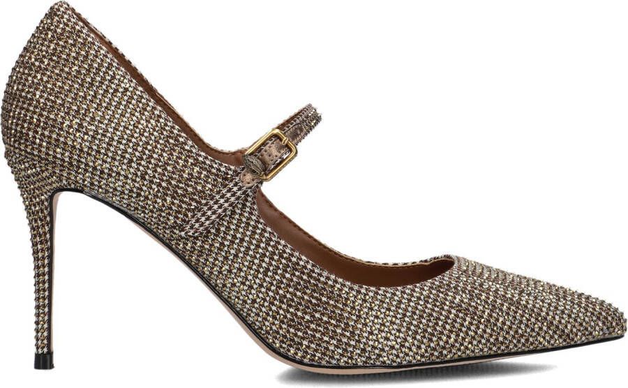 KURT GEIGER LONDON Pumps Dames Regent Point Mary Jane Maat: 40 Materiaal: Textiel Kleur: Goud