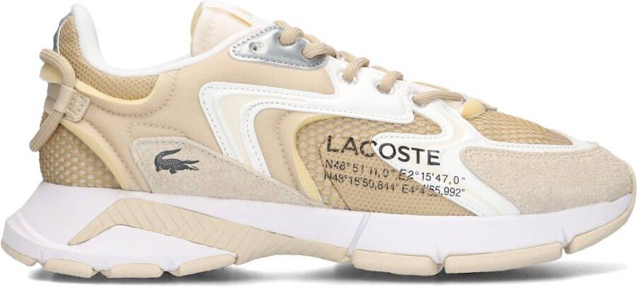 LACOSTE Lage Sneakers Heren L003 Neo Maat: 42 Materiaal: Leer Kleur: Beige