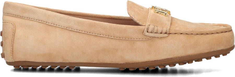 LAUREN RALPH LAUREN Mocassins Dames Barnsbury Flats Casual Maat: 40 Materiaal: Leer Kleur: Beige