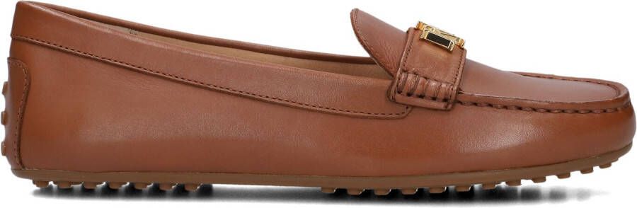 LAUREN RALPH LAUREN Mocassins Dames Barnsbury Flats Driver Maat: 36 Materiaal: Leer Kleur: Bruin