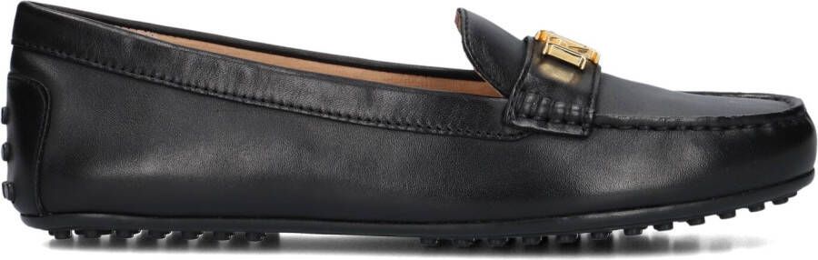 LAUREN RALPH LAUREN Mocassins Dames Barnsbury Flats Driver Maat: 39 Materiaal: Leer Kleur: Zwart