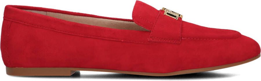 LAUREN RALPH LAUREN Pumps Dames Averi Iii Flats Loafer Maat: 41 Materiaal: Suède Kleur: Rood