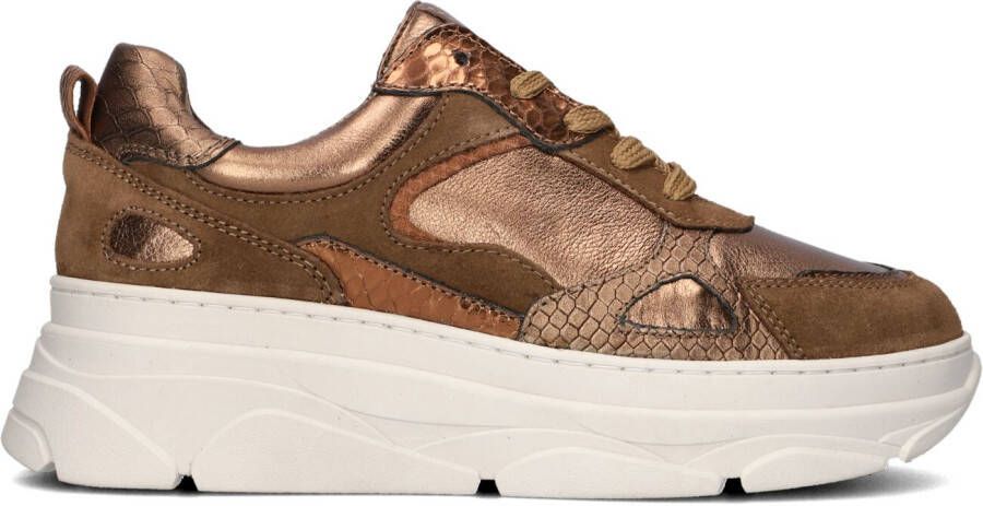 LINA LOCCHI Lage Sneakers Dames Jana Maat: 41 Materiaal: Leer Kleur: Brons