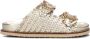 LINA LOCCHI Slippers Dames L1284 Maat: 39 Materiaal: Leer Kleur: Goud - Thumbnail 8