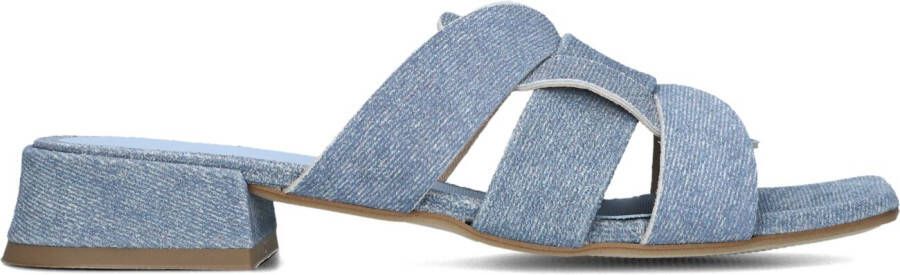 LINA LOCCHI Slippers Dames L1380 Maat: 43 Materiaal: Denim Kleur: Blauw