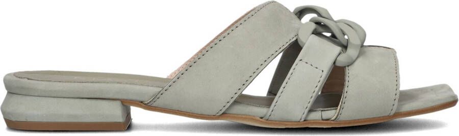 MACE Slippers Dames M1119 Nub Maat: 37 Materiaal: Nubuck Kleur: Groen