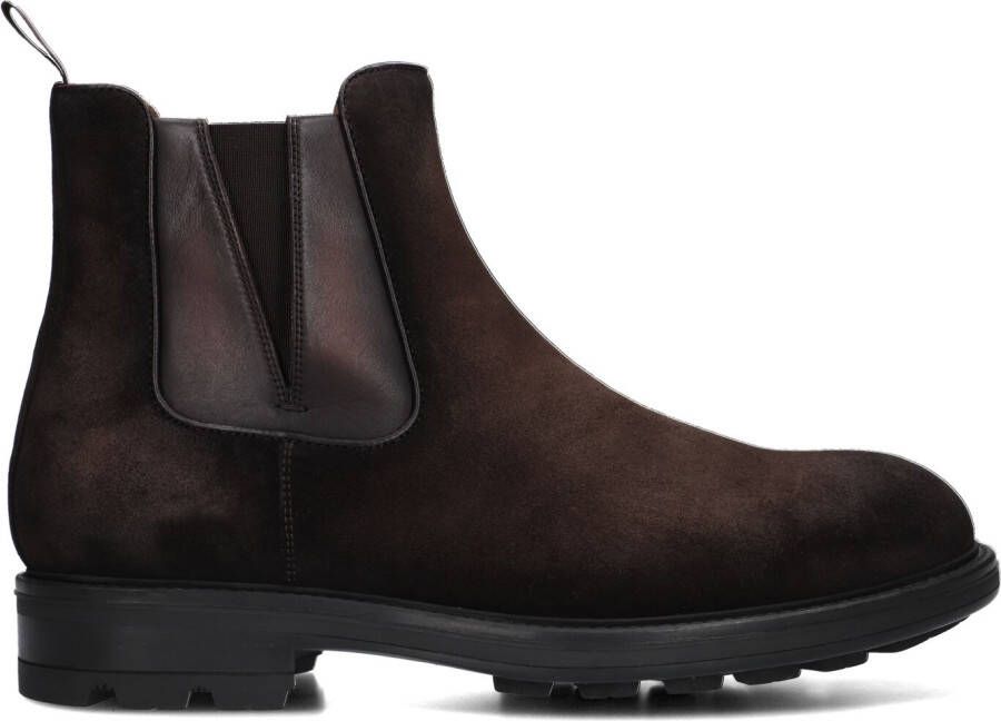 MAGNANNI Chelsea Boots Heren 25408 Maat: 44 Materiaal: Suède Kleur: Bruin