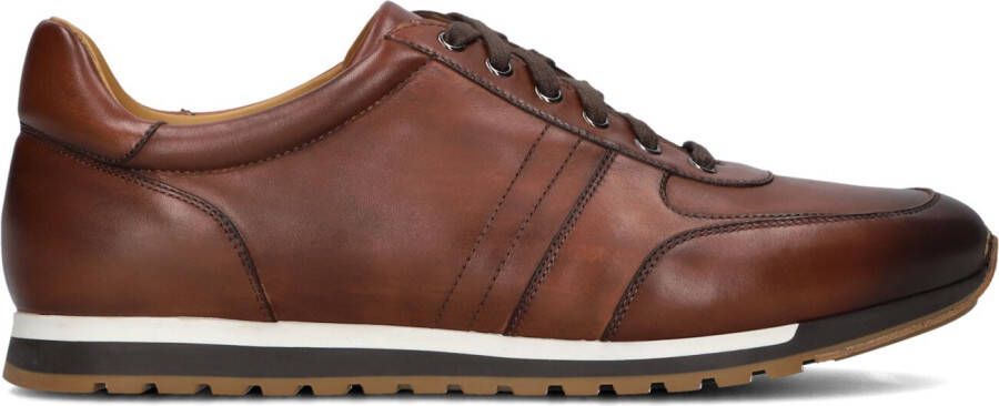 MAGNANNI Lage Sneakers Heren 22652 Maat: 44 Materiaal: Leer Kleur: Bruin