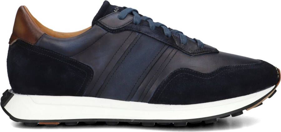 MAGNANNI Lage Sneakers Heren 25620 Maat: 41 Materiaal: Leer Kleur: Blauw