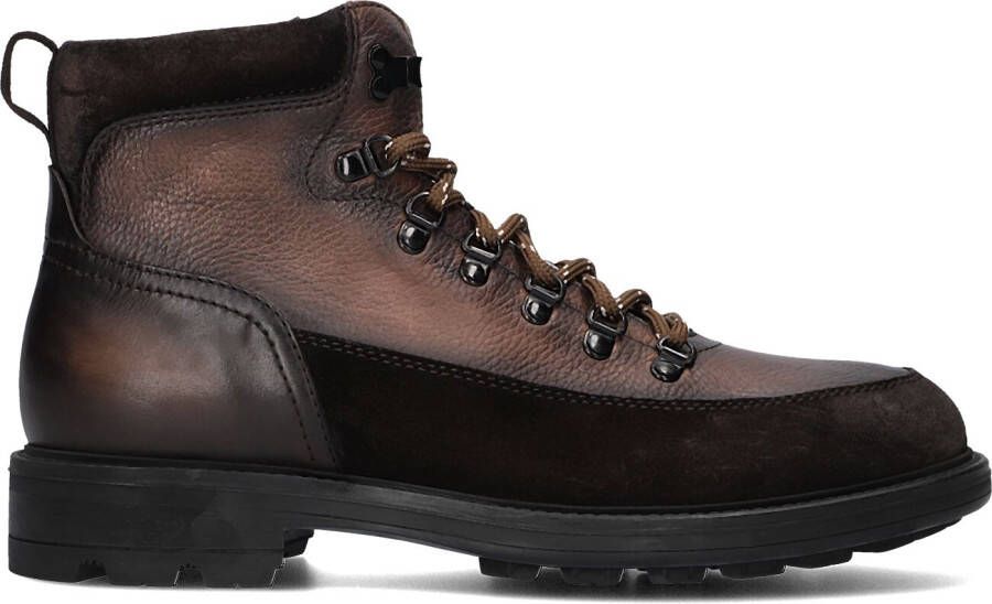 MAGNANNI Veterboots Heren 26022 Maat: 44 Materiaal: Leer Kleur: Bruin