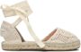 MANEBI Espadrilles Dames G43p0 Maat: 37 Materiaal: Canvas Kleur: Gebroken wit - Thumbnail 2