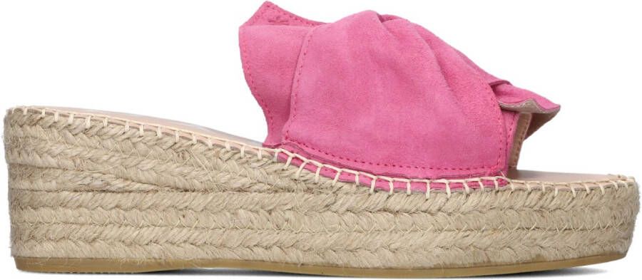 MANEBI Espadrilles Dames K10wk Maat: 42 Materiaal: Suède Kleur: Fuchsia